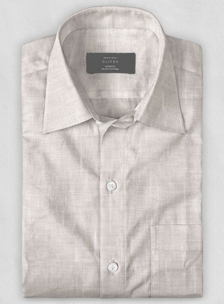 Dublin Fawn Linen Shirt