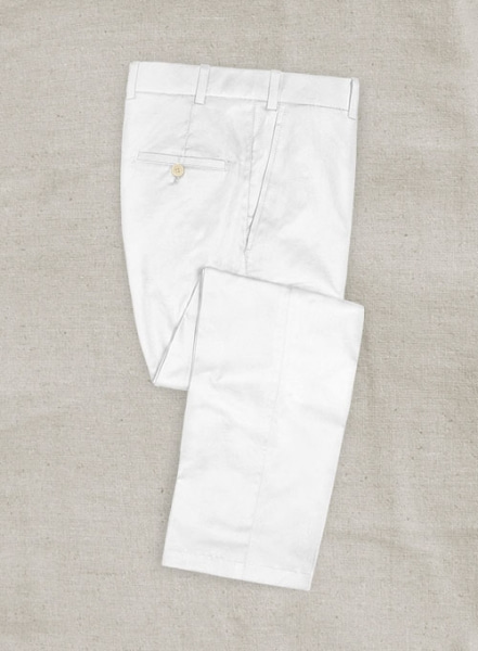 Heavy White Chino Pants