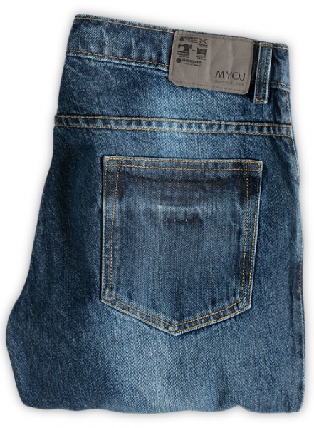 Sterling Blue Indigo Wash Whisker Jeans