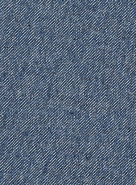 Classic Blue Denim Tweed Pants