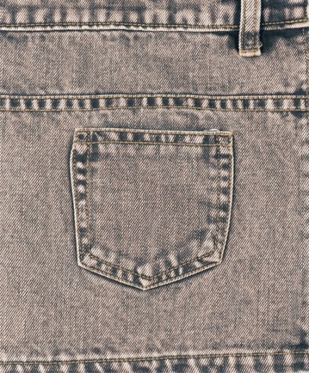 Brown Denim Jeans - Blast Wash