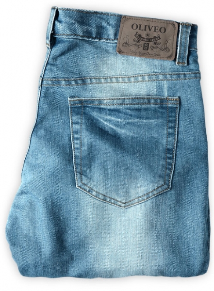 Varro Blue Stone Wash Whisker Jeans