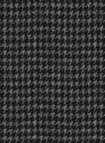 Italian Gray Houndstooth Tweed Pants