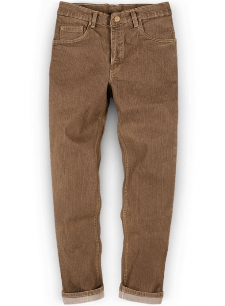 Killer Brown Stretch Jeans - Dark Wash - Look #127