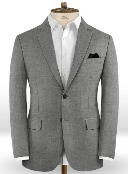 Stretch Gray Wool Suit