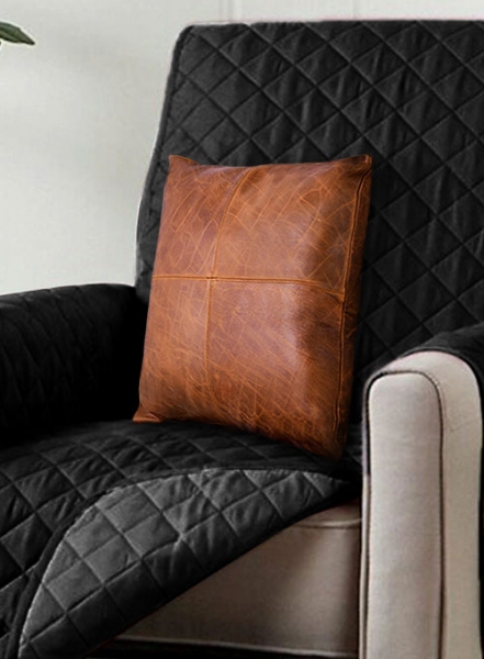 Leather Pillow Cover