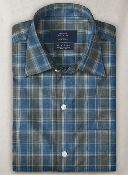 S.I.C. Tess. Italian Cotton Pudoni Shirt - Half Sleeves