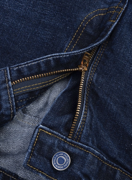 Slight Stretch Indigo Wash Whisker Jeans