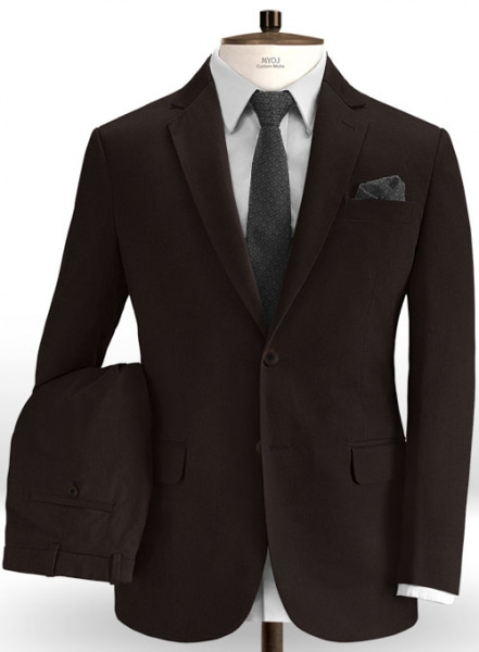 Brown Fine Twill Suit