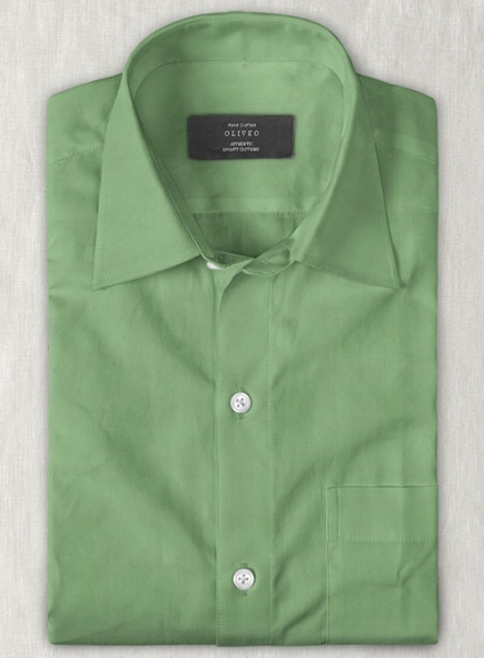 Fern Green Stretch Twill Shirt