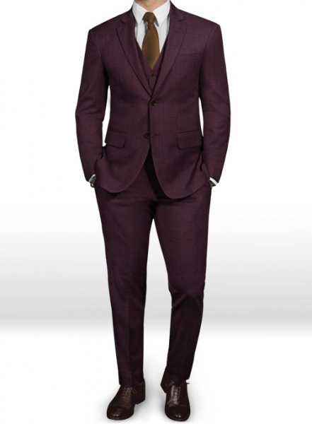 Reda Wine Pure Wool Suit