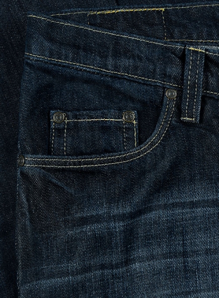 Jones Blue Hard Wash Whisker Jeans