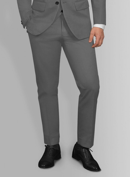 Stretch Summer Gray Chino Suit