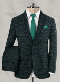 Reda Teal Blue Quini Tweed Suit