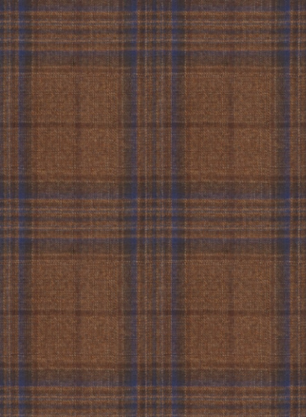 Napolean Tartan Brown Wool Suit