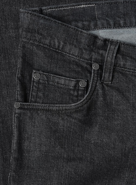 Stone Carbon Black Hard Wash Stretch Jeans - Look # 121