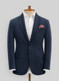 Royal Blue Denim Tweed Jacket