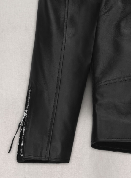 Ansel elgort leather on sale jacket