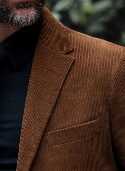 Spring Brown Corduroy Jacket