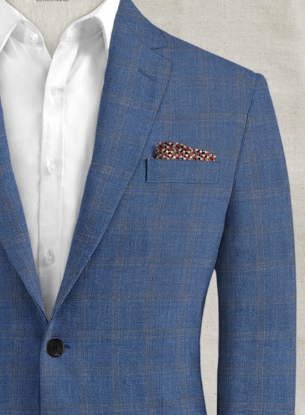 Italian Linen Ardono Checks Jacket