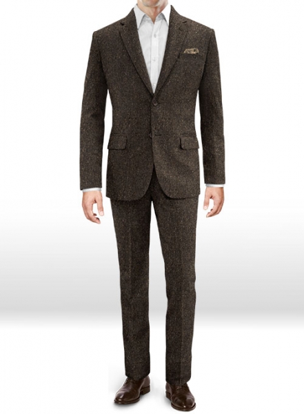 Brown Flecks Donegal Tweed Suit