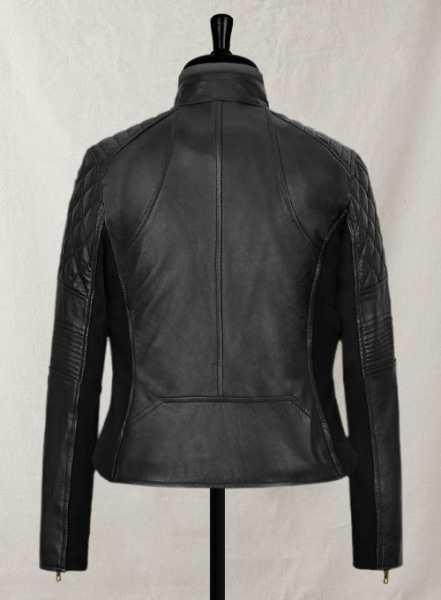 Modern Stretch Leather Jacket