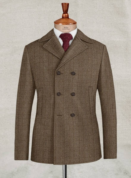 Gorro Checks Tweed Pea Coat