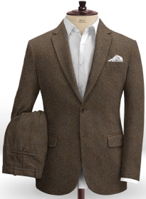 Harris Tweed Brown Stripe Suit