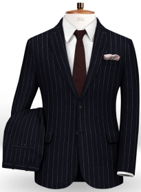 Vector Stripe Wool Suit