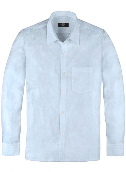 Italian Light Blue Chambray Shirt