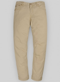 Summer Weight Light Khaki Chino Jeans