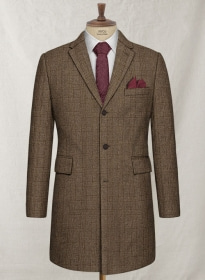 Gorro Checks Tweed Overcoat