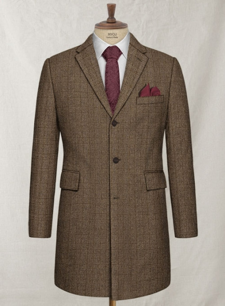 Gorro Checks Tweed Overcoat