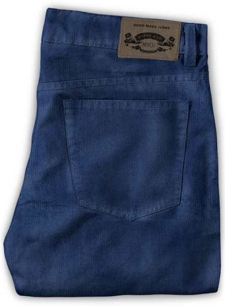 Stretch Cobalt Blue Corduroy Jeans - 21 Wales