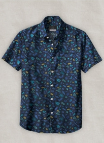 Liberty Taciti Cotton Shirt - Half Sleeves
