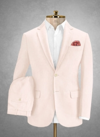 Italian Pale Pink Cotton Stretch Suit