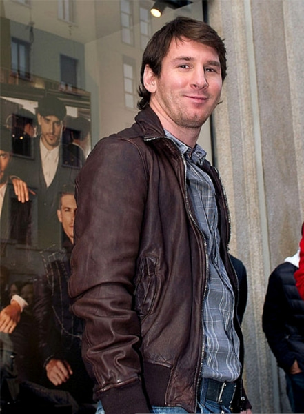 Lionel Messi Leather Jacket #1