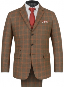 Light Weight Dingle Brown Tweed Suit