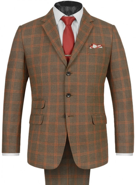 Light Weight Dingle Brown Tweed Suit