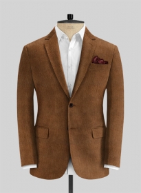 Rust Brown Thick Corduroy Jacket