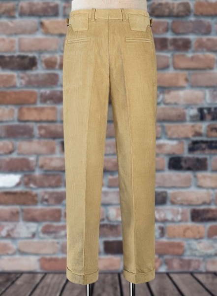 Beige Colonel Corduroy Trousers