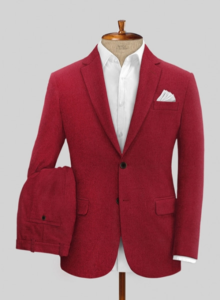 Naples Red Tweed Suit