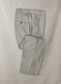 Solbiati Gray Seersucker Pants