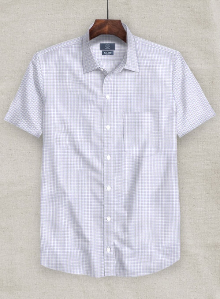 S.I.C. Tess. Italian Cotton Patoni Shirt - Half Sleeves