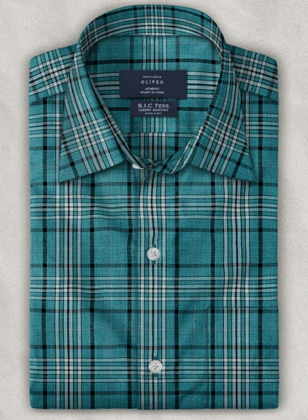 S.I.C. Tess. Italian Cotton Lerino Shirt - Half Sleeves