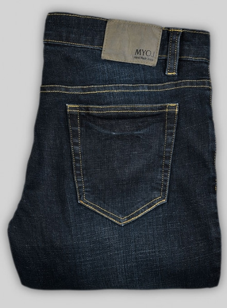 Chicago Blue Indigo Wash Whisker Stretch Jeans