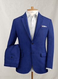 Solbiati Indigo Blue Seersucker Suit