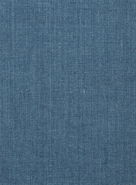 Indigo Blue Pure Linen Jacket