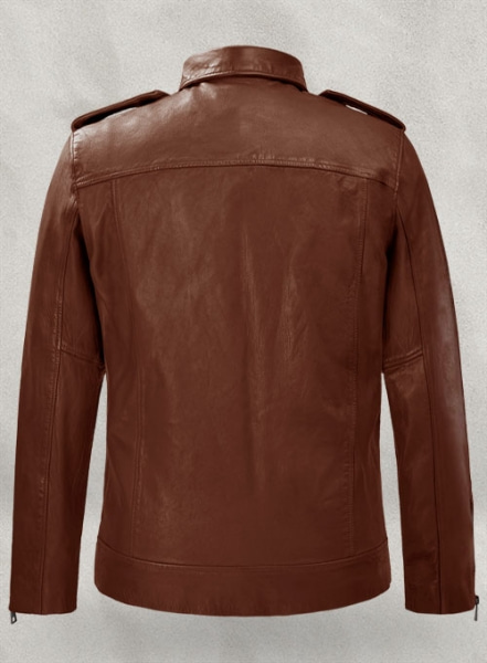 Rutland Tan Riding Leather Jacket