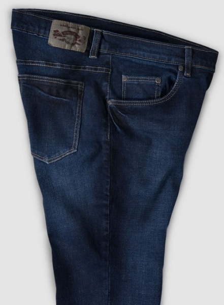 Marina Blue Stretch Indigo Wash Whisker Jeans